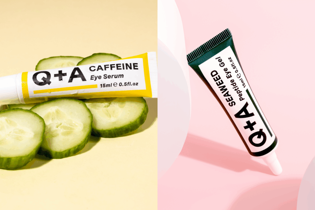 Q+A Skincare: Caffeine Eye Serum VS Peptide Eye Gel
