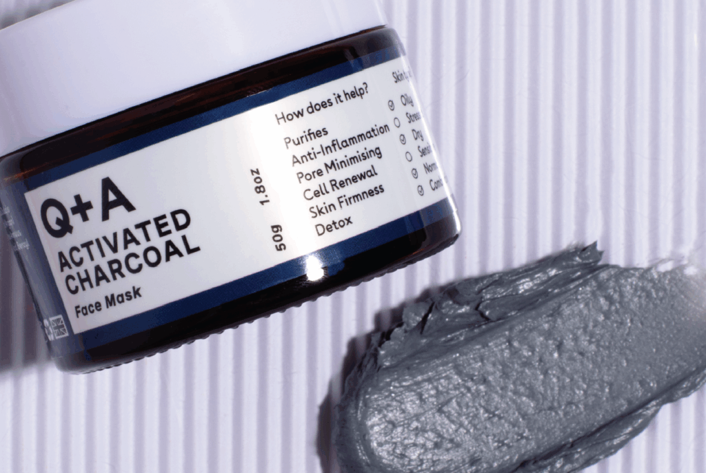Q+A Activated Charcoal Face Mask